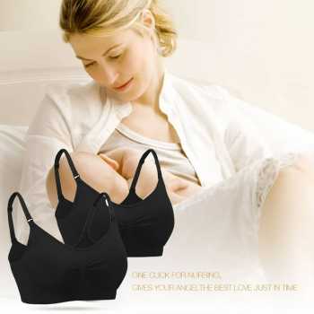Gambar produk Beauforme Bra Menyusui Hamil Nursing Tanpa Kawat Busa Seamless L - BFY8