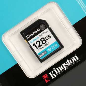 Gambar produk Kingston Canvas Go! Plus SDHC Gen4 U3 V30 200MB/s 128GB - SDG4