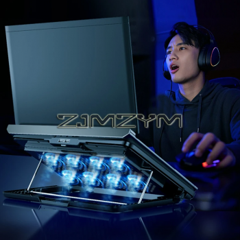 Gambar produk ZJMZYM Cooling Pad Laptop Gaming Kipas Pendingin 8 Fan 15.6 Inch - LG2010