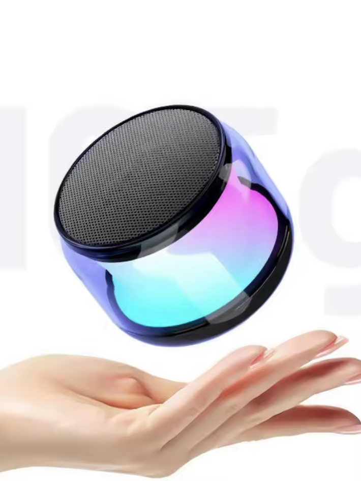 Gambar produk T-WOLF Mini Bluetooth Speaker Portable Transparent Wireless 400MAh - S-100
