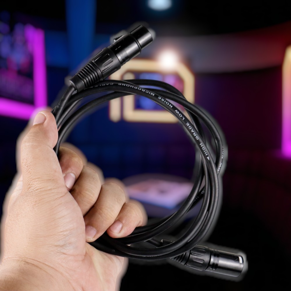 Gambar produk TaffSTUDIO Kabel XLR M/F OFC Microphone Karaoke Shielded 1.8M - BOF30