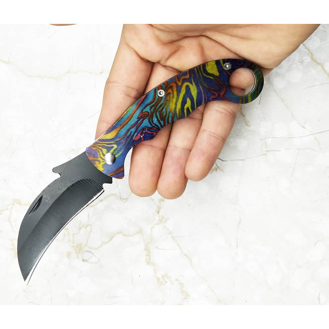 Gambar produk Hui Xuan Zi Pisau Karambit Folding Eagle Collector Hunting Knife 165mm - W58