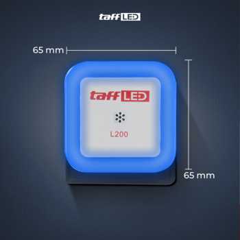 Gambar produk TaffLED Lampu Tidur LED EU Plug Sensor Cahaya Cool White 250V 0.5W - L200