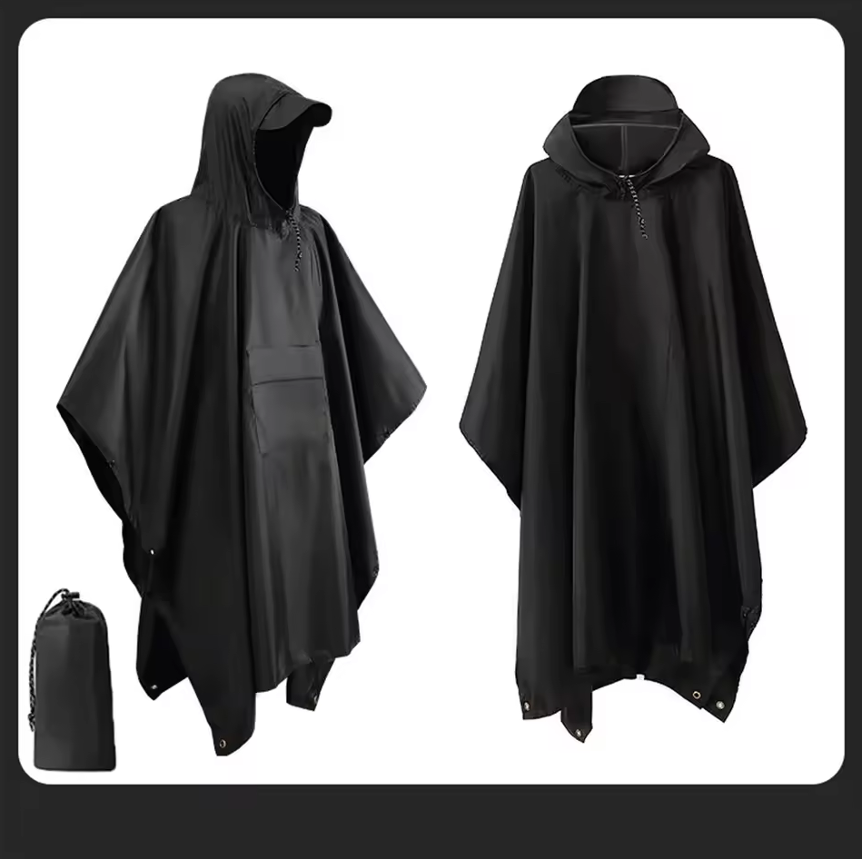 Gambar produk YOWER Jas Hujan 3in1 Ponco Outdoor Military Raincoat Polyester - Y03