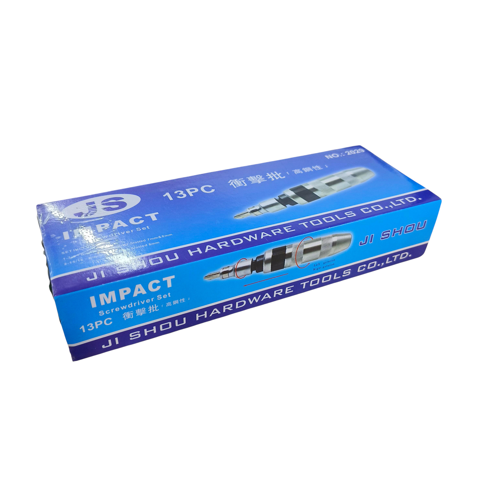 Gambar produk JS IMPACT Set Obeng 13in1 Bits Impact Screwdriver S2 Steel - ALO-13