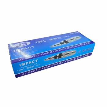 Gambar produk JS IMPACT Set Obeng 13in1 Bits Impact Screwdriver S2 Steel - ALO-13