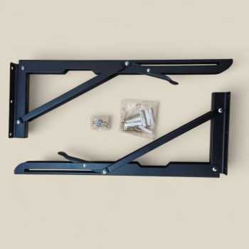 Gambar produk KAK Bracket Engsel Siku Folding Stainless 16 Inch 2 PCS - KAK-6113-B