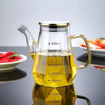 FMA Botol Minyak Borosilicate Glass Oil Pot Leakproof Heat-Resistant - FM-3PL