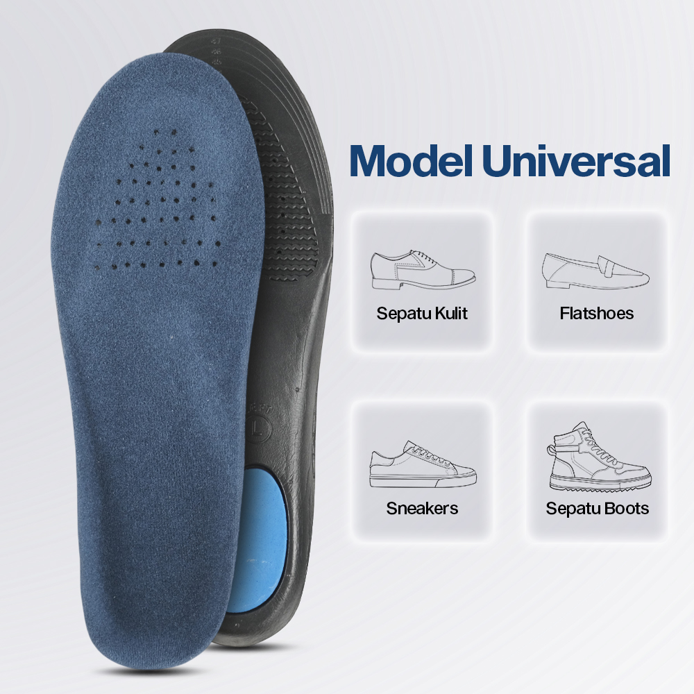 Gambar produk Insole Sepatu Alas Kaki Orthopedic EVA Flatfoot Massage 44-47 - E003