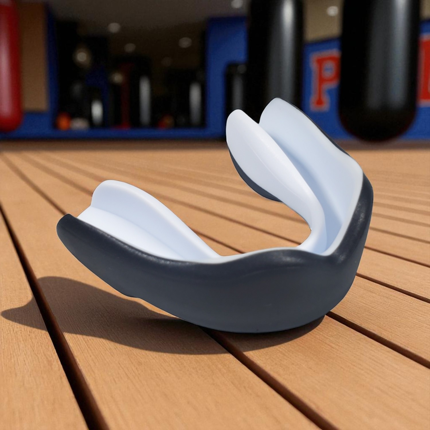 Gambar produk BERE Pelindung Gigi Mouth Guard Boil and Bite Adjustable Boxing MMA - BR23