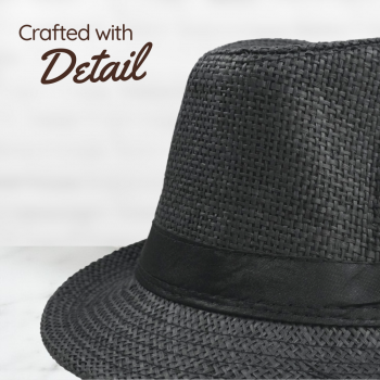 Gambar produk Yingrui Topi Fedora Unisex Laken Hat Jazz Classic Vintage - M-58