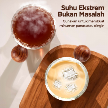 Gambar produk KESOTO Gelas Takar Kopi Espresso Shot Measuring Cup Wooden Handle 90ml - KS09