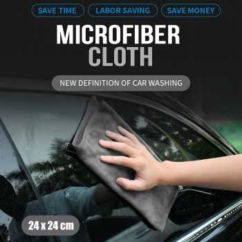 EACHGO Handuk Microfiber Lap Pengering Mobil 24x24cm - WJ201