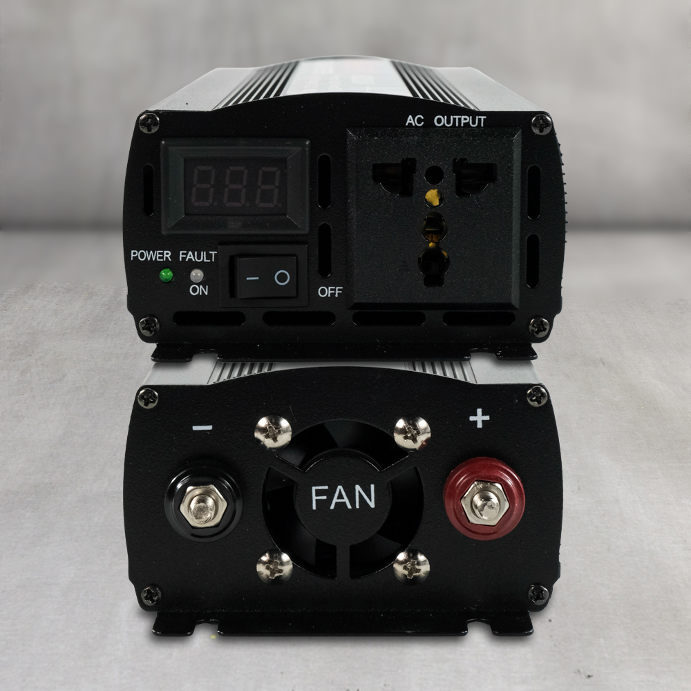 Gambar produk Taffware Power Inverter Mobil Pure Sine Wave DC 60V to AC 220V 2000W - NBQ2000W