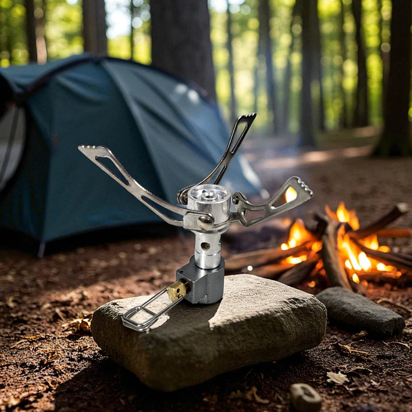 Gambar produk HEWOLF Kompor Gas Portable Mini Lipat Outdoor Ultralight Camping Stove - G45