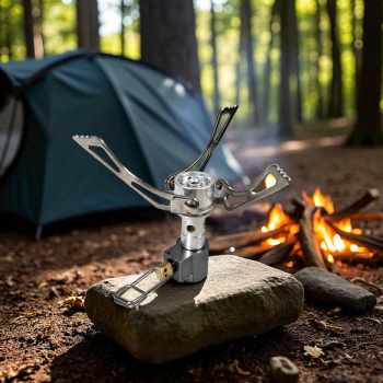 Gambar produk HEWOLF Kompor Gas Portable Mini Lipat Outdoor Ultralight Camping Stove - G45