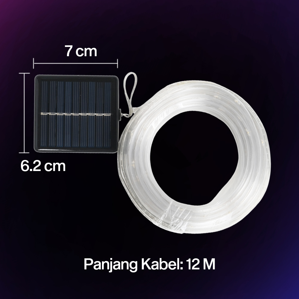 Gambar produk ANBLUB Lampu Hias String Lights Solar Power Waterproof 100 LED 12M - LISM-10