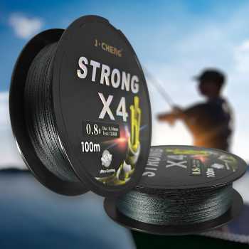 J-Cheng Senar Tali Pancing 4 Braided PE Fishing Line 100M - JC4180