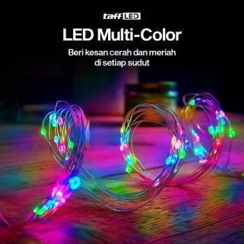 Gambar produk TaffLED Lampu Hias String Lights Waterproof USB Power 50 LED 5M - SZ