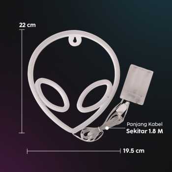 Gambar produk KEY-WIN Lampu Hias LED Neon Flex Battery and USB Power 1W Alien - M04
