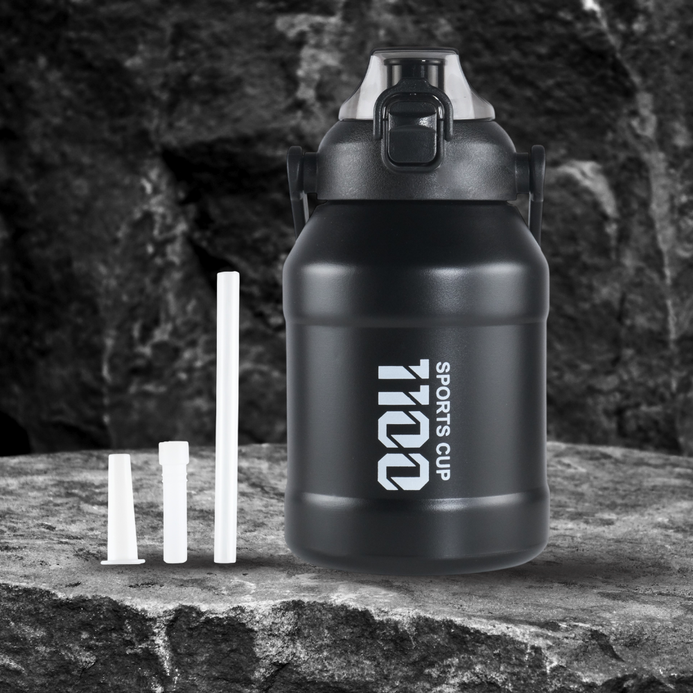 Gambar produk NARMEI Botol Minum Termos Air Panas Dingin Stainless Steel 316 1.1L - DDH316