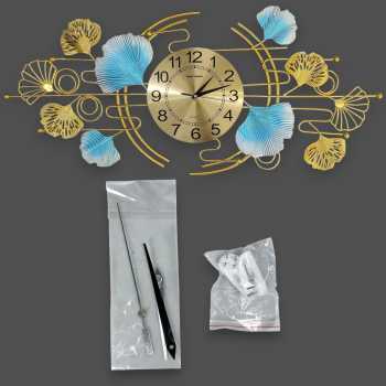 Gambar produk TaffHOME Jam Dinding Elegan European Style Iron Silent Movement 86cm - 2183