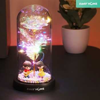 Gambar produk TaffHOME Lampu Meja Hias LED Galaxy Rose Eternal Colorful Light Guitar Style - TH-505