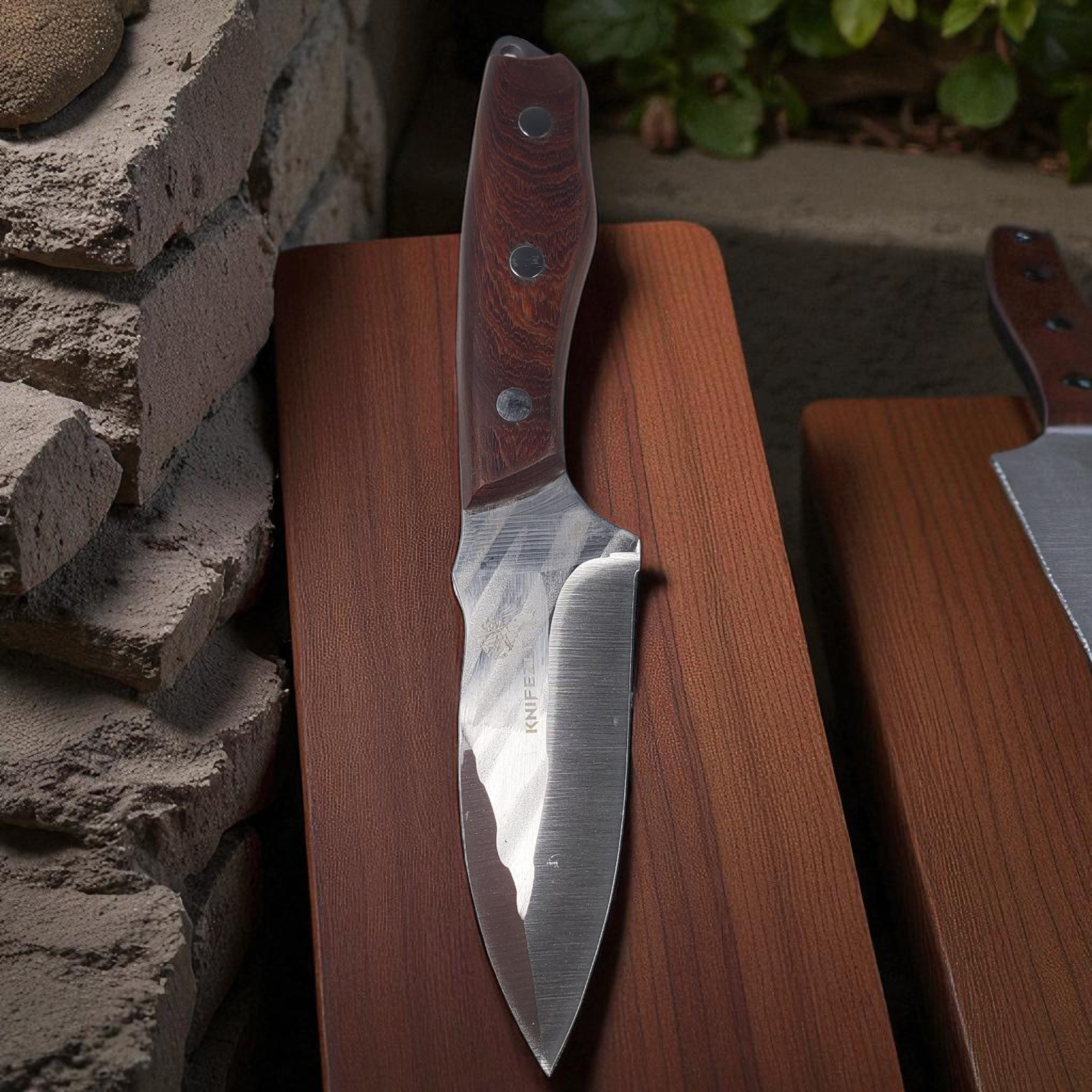 Gambar produk KNIFEZER Pisau Daging Fillet Stainless Steel 4Cr13 Forged Boning Knife - K08