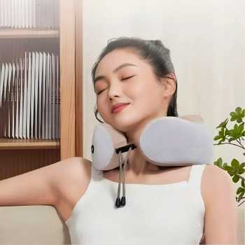 Gambar produk WTOTECH Bantal Pijat Leher Elektrik 3 Mode Neck Massager Pillow - UMP-021