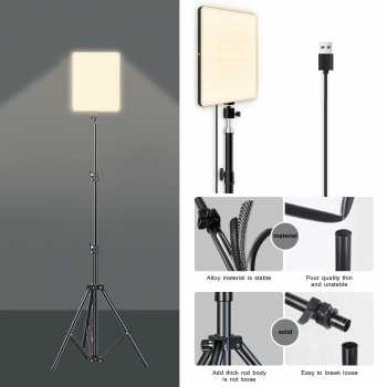 Gambar produk BTFOOR Lampu Studio Fill Light Dimmable 3in1 Frameless 6 Inch 1.6M - BT6