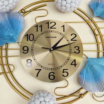 Gambar produk TaffHOME Jam Dinding Elegan European Style Iron Silent Movement 86cm - 2183