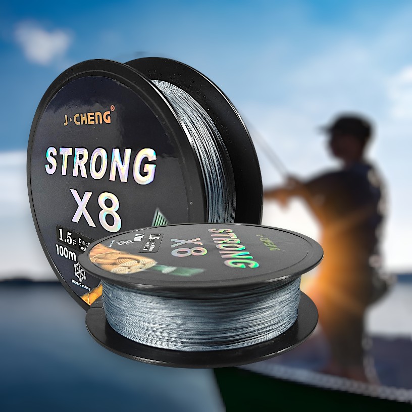 Gambar produk J-Cheng Senar Tali Pancing 8 Braided PE Fishing Line 100M 1.5 - JC4188