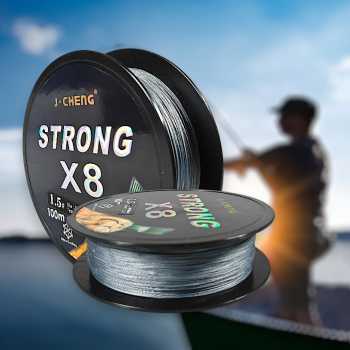 J-Cheng Senar Tali Pancing 8 Braided PE Fishing Line 100M - JC4188