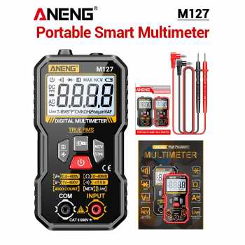 Gambar produk ANENG Digital Multimeter Voltage Tester AC/DC NCV Flash 4000 Counts - M127