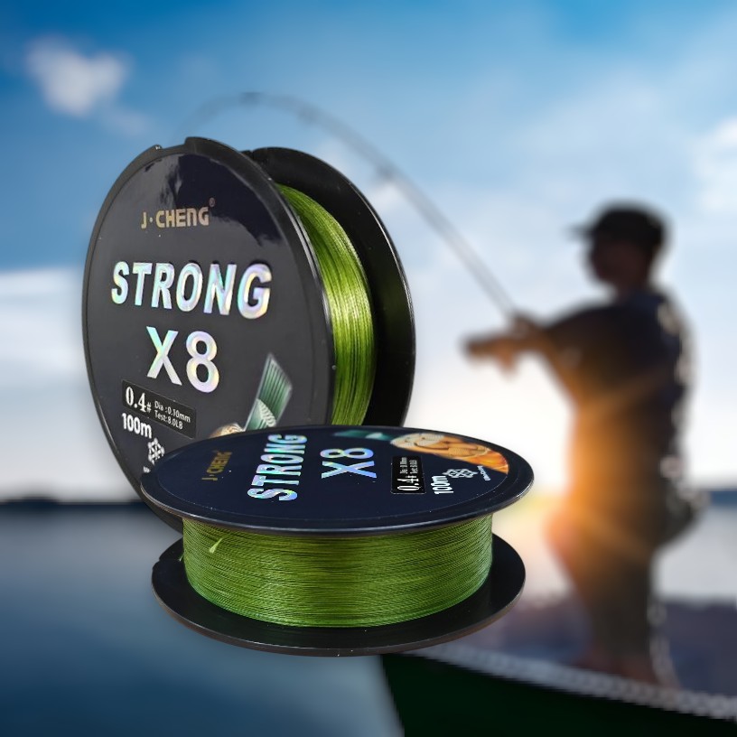 Gambar produk J-Cheng Senar Tali Pancing 8 Braided PE Fishing Line 100M 0.4 - JC4188