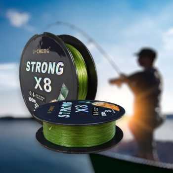 J-Cheng Senar Tali Pancing 8 Braided PE Fishing Line 100M - JC4188