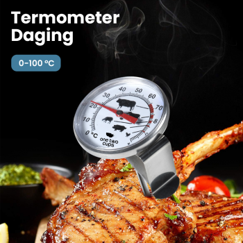 One Two Cups Termometer Makanan Daging BBQ Meat Temperature - D9144