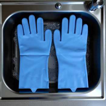 Gambar produk Xiaomi Mijia JJ Sarung Tangan Sikat Magic Silicone Cleaning Gloves - HH674