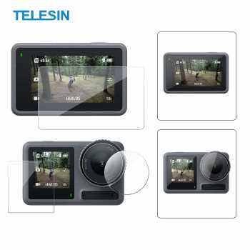 TELESIN Tempered Glass Protective Film 2.5D for DJI Osmo Action 5 Pro - S6-FLM-13-TDJ