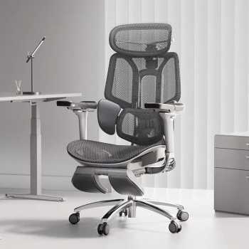 HBADA Kursi Kantor Office Chair Lumbar Support 6D Armrest 4D Headrest - E3 Pro