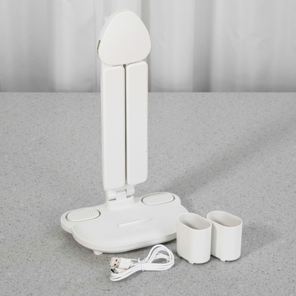 Gambar produk TaffLED Lampu Meja Baca LED Display Double Head USB Power 3in1 7W - BST-7019
