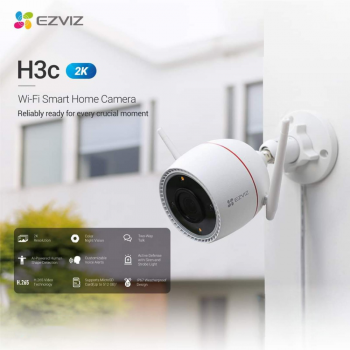 EZVIZ Kamera CCTV WiFi Outdoor Smart IP Camera AI Tracking IP67 4MP - H3C