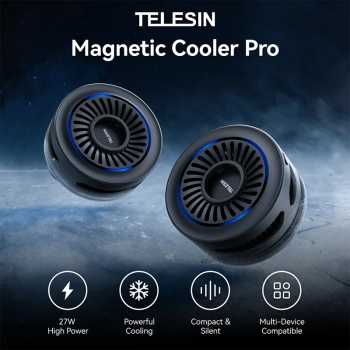 Gambar produk TELESIN Smartphone Cooling Fan Wireless Charging Kipas Pendingin 27W - P9-MPR-01-P