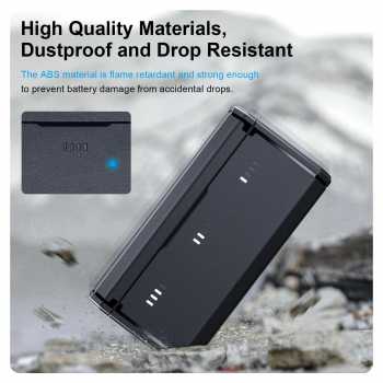 Gambar produk TELESIN Charger Baterai Box Kamera GoPro Hero 13 3 Slot with Battery - S0-ECB-12-TGP