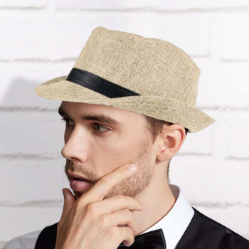 Gambar produk Yingrui Topi Fedora Unisex Laken Hat Jazz Classic Vintage - M-58