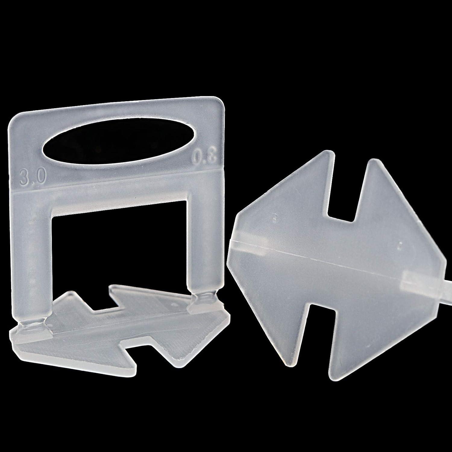 Gambar produk YUEQING Alat Perata Pasang Keramik Tile Spacer Clip 100 PCS 1.5mm - Y0150