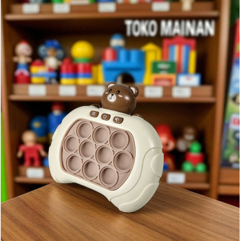 Gambar produk QUICK Mainan Pop It Elektrik Gopher Bear Game Console 3rd Generation - Q3