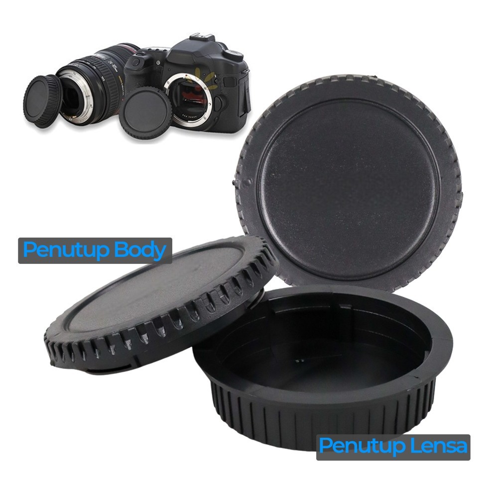 Gambar produk RePhoto Penutup Lensa Front Cover and Rear Lens Cap for Canon - CA001