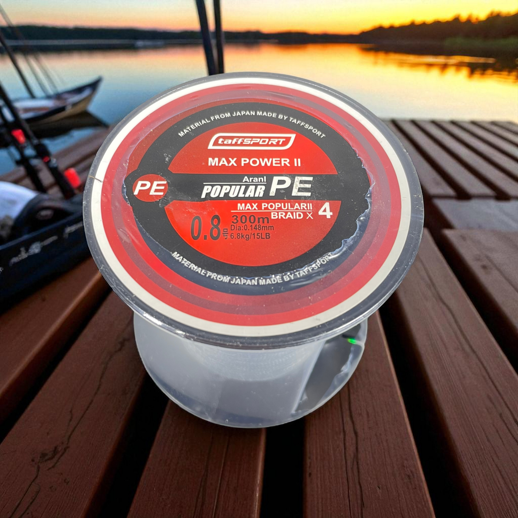 Gambar produk TaffSPORT Senar Tali Pancing Fishing PE Braided Thick Line 300M 0.8 - BLTP