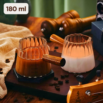 One Two Cups Gelas Takar Kopi Espresso Shot Measuring Cup 180ml - KM18